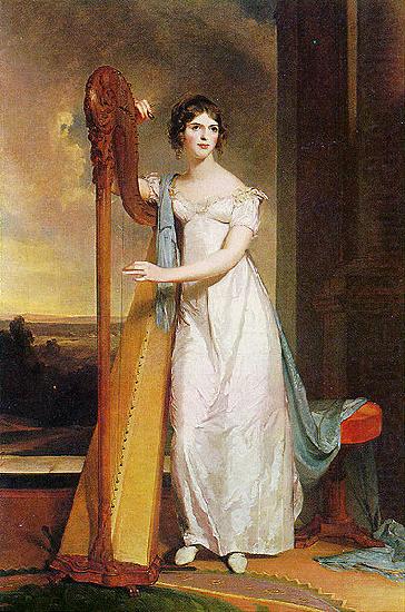 Thomas Sully Eliza Ridgely with a Harp china oil painting image